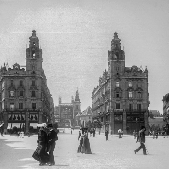 Stereo image by Schoch Frigyes. Budapest. The First Golden Age