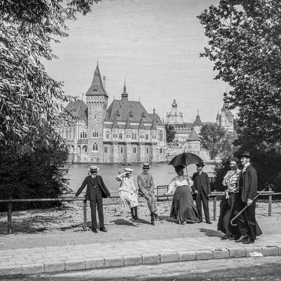 Stereo image by Schoch Frigyes. Budapest. The First Golden Age
